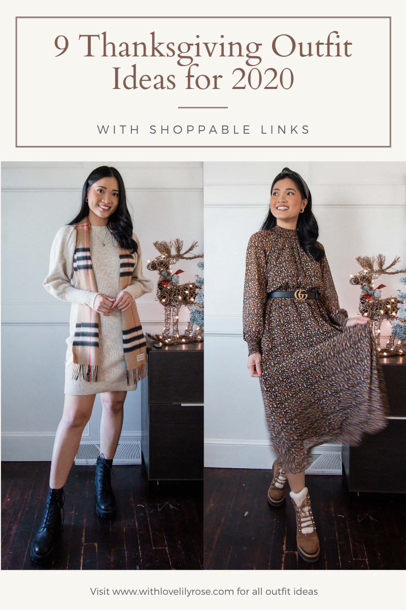 9 Easy To Create Thanksgiving Outfit Ideas For 2020 - With Love Lily Rose